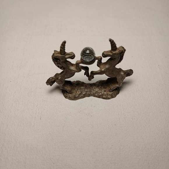 Vintage Spoontiques Pewter Unicorn Figurine HM1597 - Picture 5 of 5